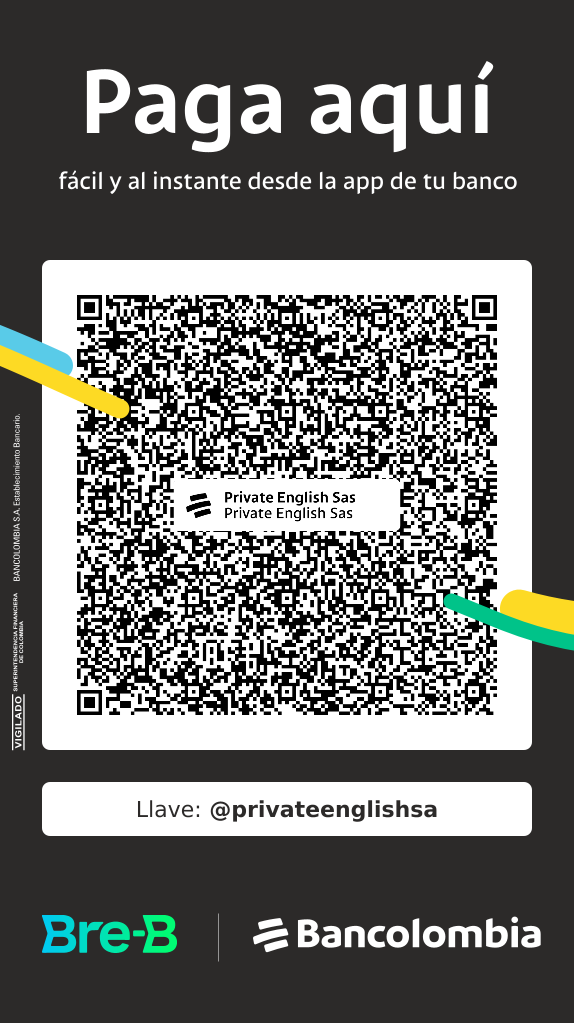 Private English SAS Bre-B QR code
